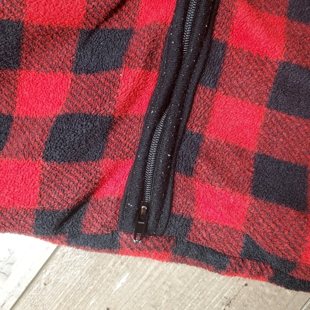 Daysu Micro Fleece Baby Sleep Sack with Long Sleeves Size Medium Buffalo Plaid